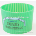factory price printed words heat resistant silicone cup band